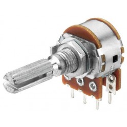 Monacor VRB-141S10 Potencjometr liniowy stereo, 10kΩ